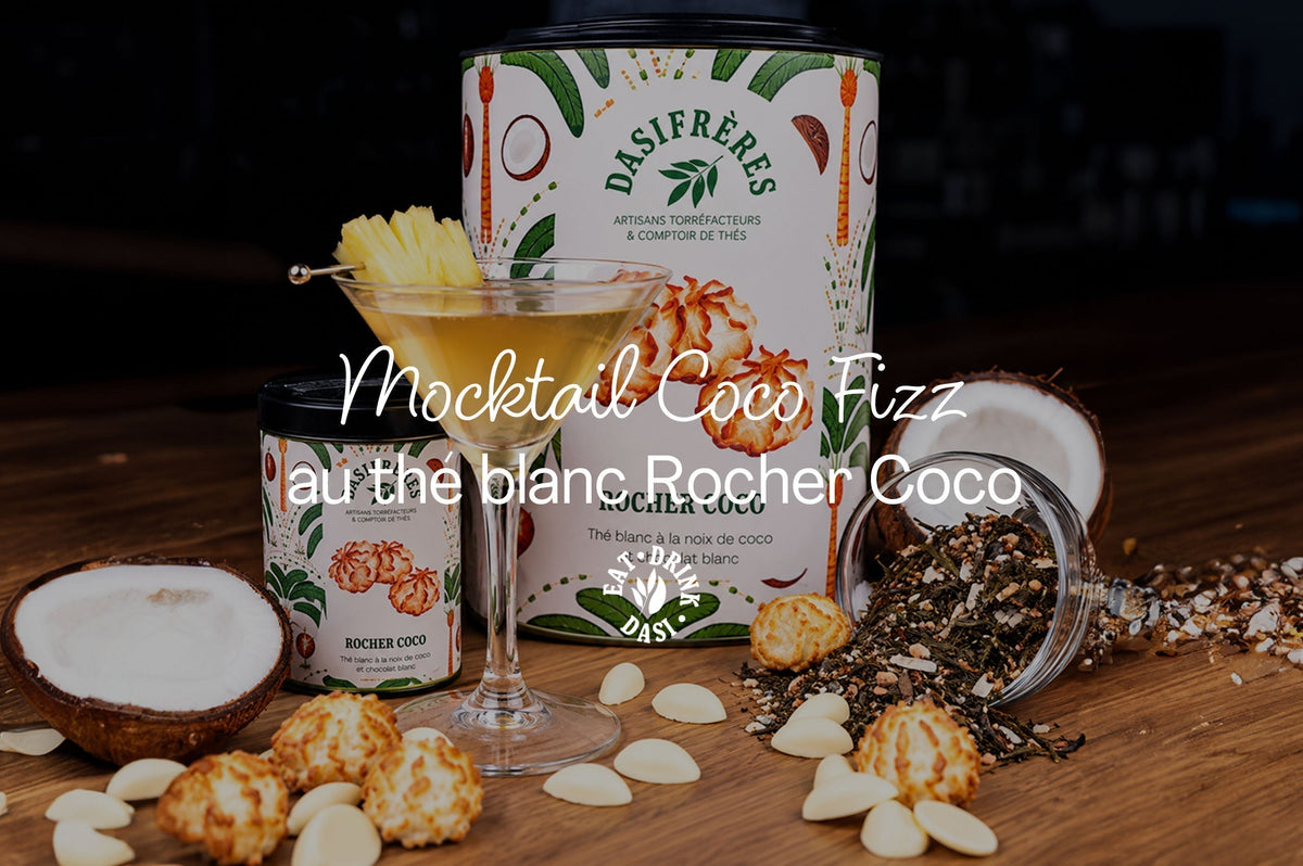 Recette au thé - Mocktail Rocher Coco Fizz au Rocher Coco