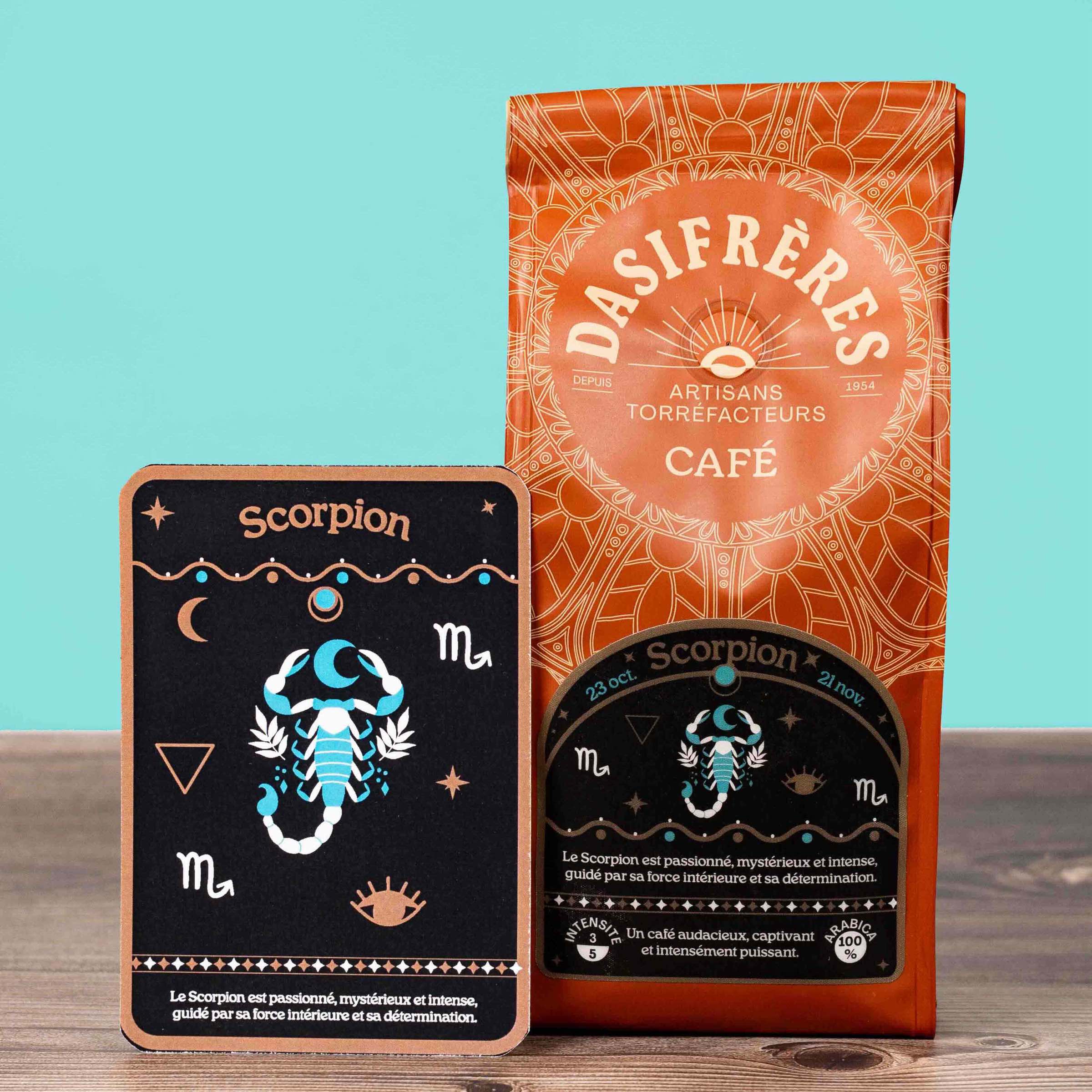 café moulu astro blend Scorpion 100% Arabica 250g