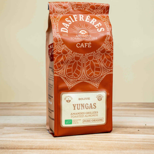 café grains Yungas bio Bolivie 100% Arabica 250g