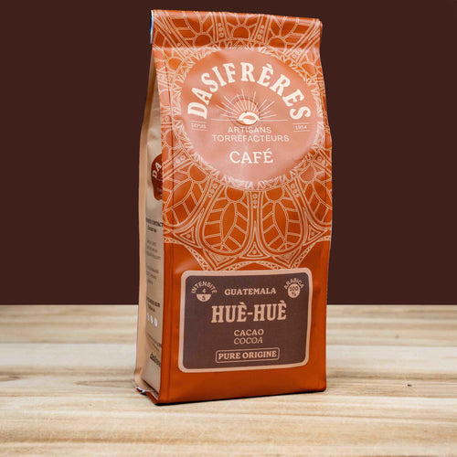 café moulu Huè-huè cacao pure origine 100% Arabica 250g