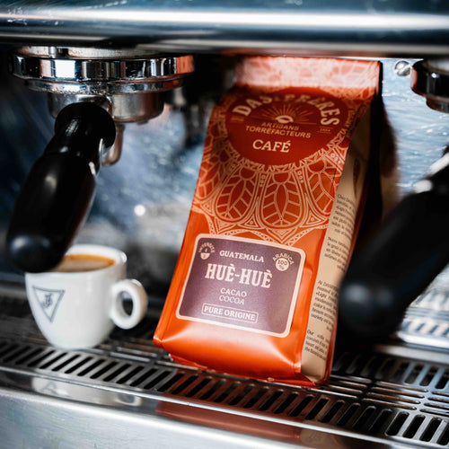 café moulu Huè-huè cacao pure origine 100% Arabica 250g