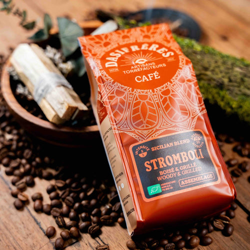 café grains Stromboli bio boisé et grillé sicilian blend assemblage 250g