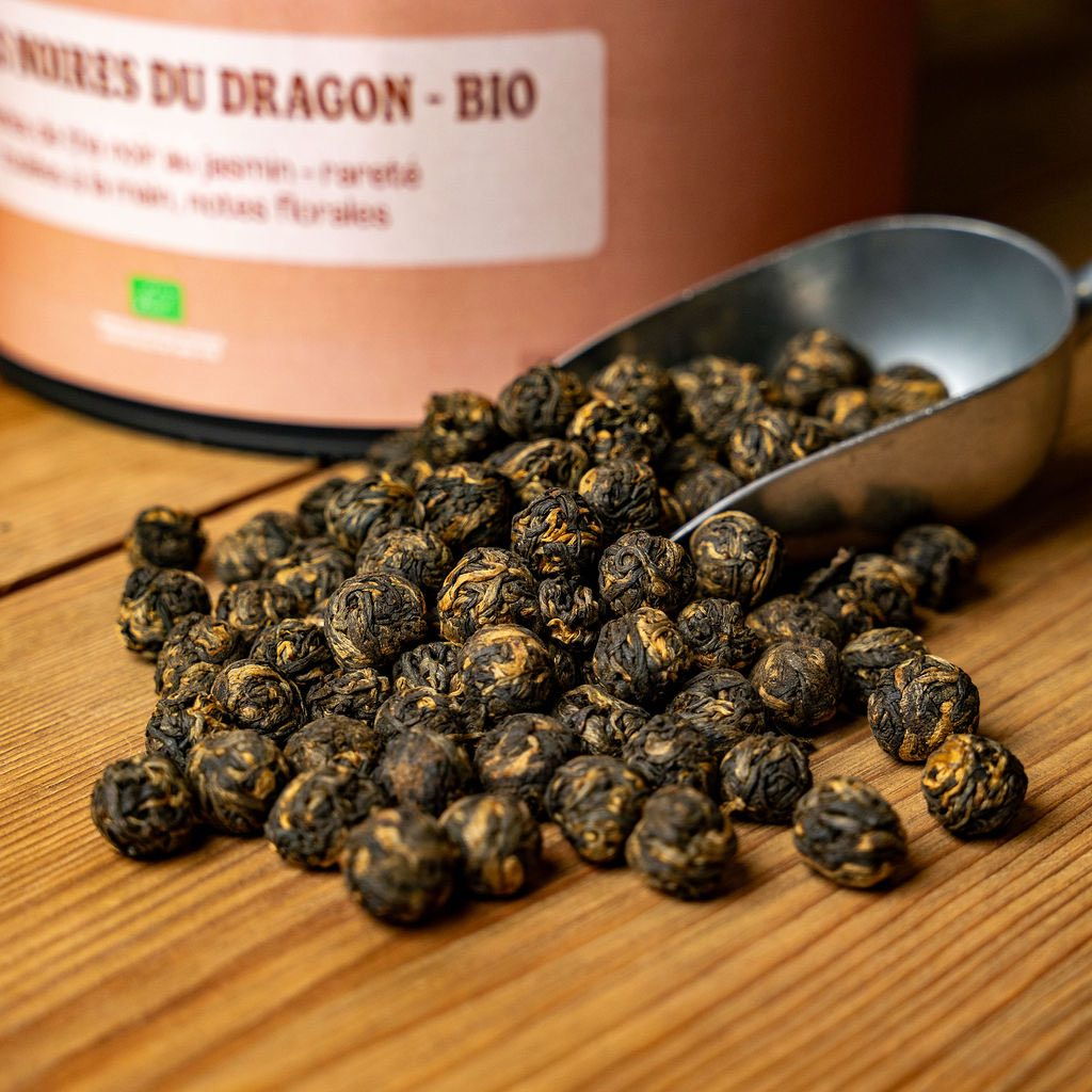 Perles noires du dragon Bio