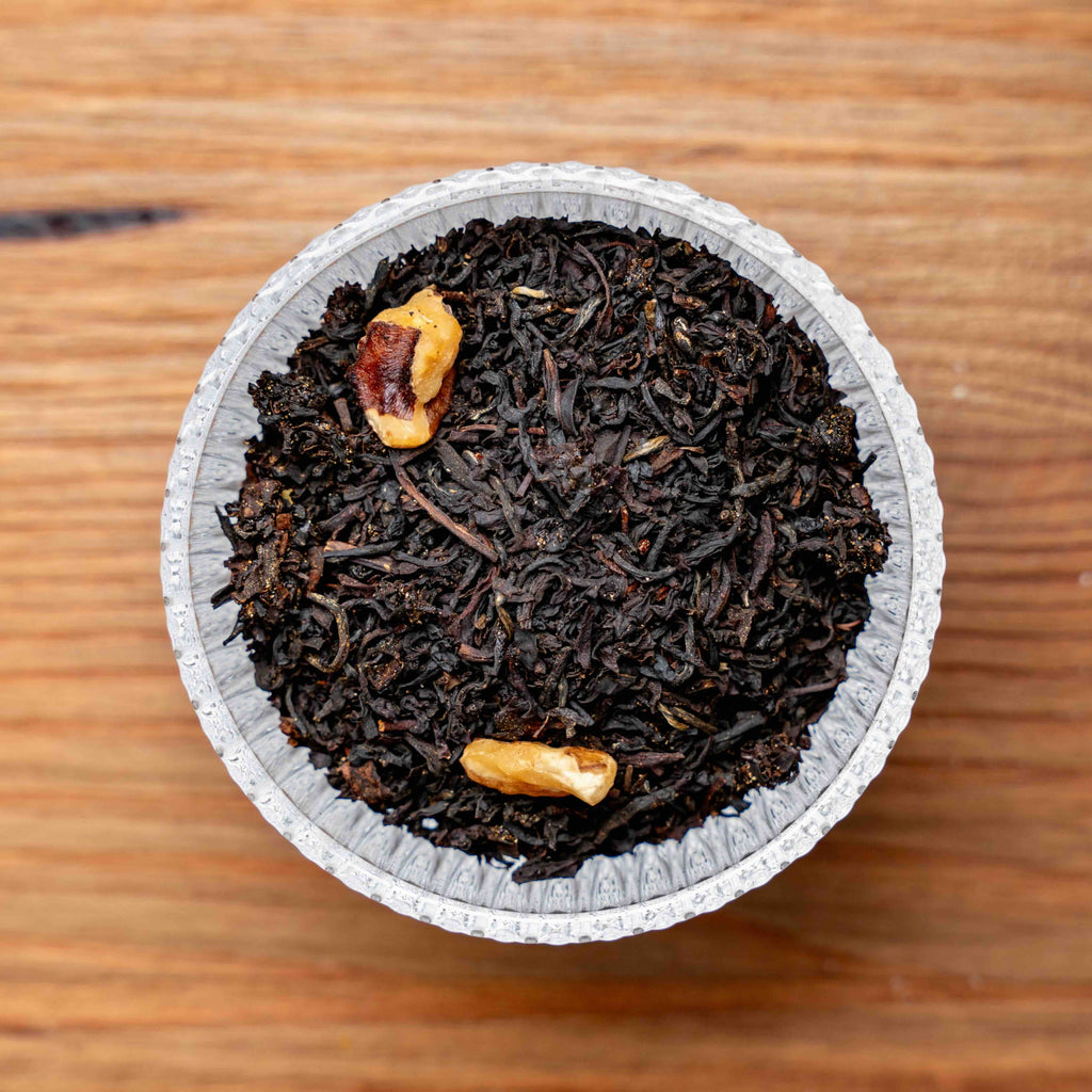 Automne au Canada mélange de thé noir Assam et Golden Yunnan aux noix et caramel vrac
