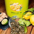 Ginger & Lime bio thé vert Sencha au gimgembre et citron vrac