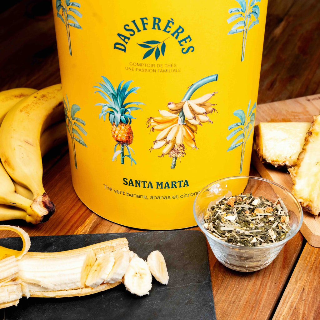 Santa Marta Thé vert banane ananas citronnelle vrac