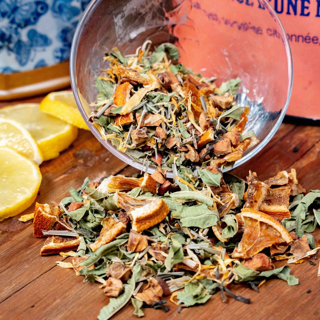 Songe d’une nuit d’été Tisane verveine citronnée et agrumes vrac