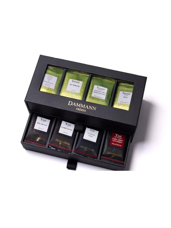 Coffret 24/24 – Thés et tisanes, 56 sachets