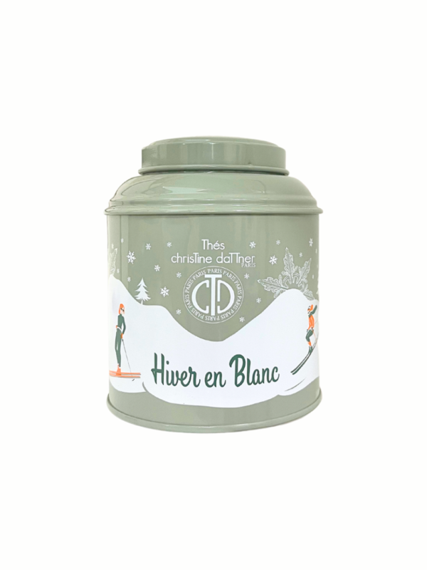 Hiver en Blanc – Cannelle & Pomme boite 50g