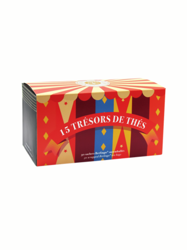 Coffret Pop Up de Noël 15 Trésors de Thés – 30 sachets